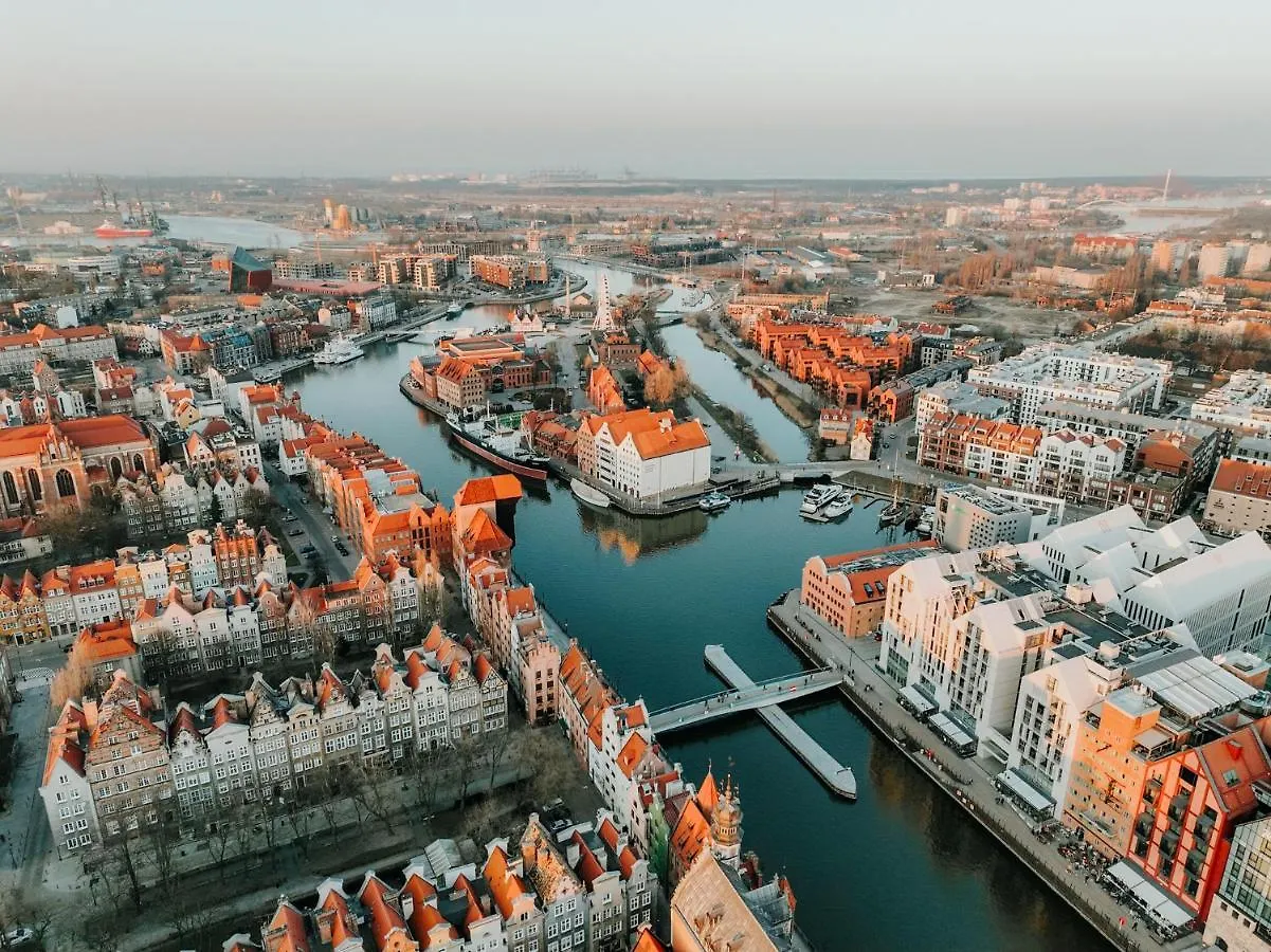 Lägenhet Rent Like Home - Deo Plaza Wyspa Spichrzow Gdańsk Polen