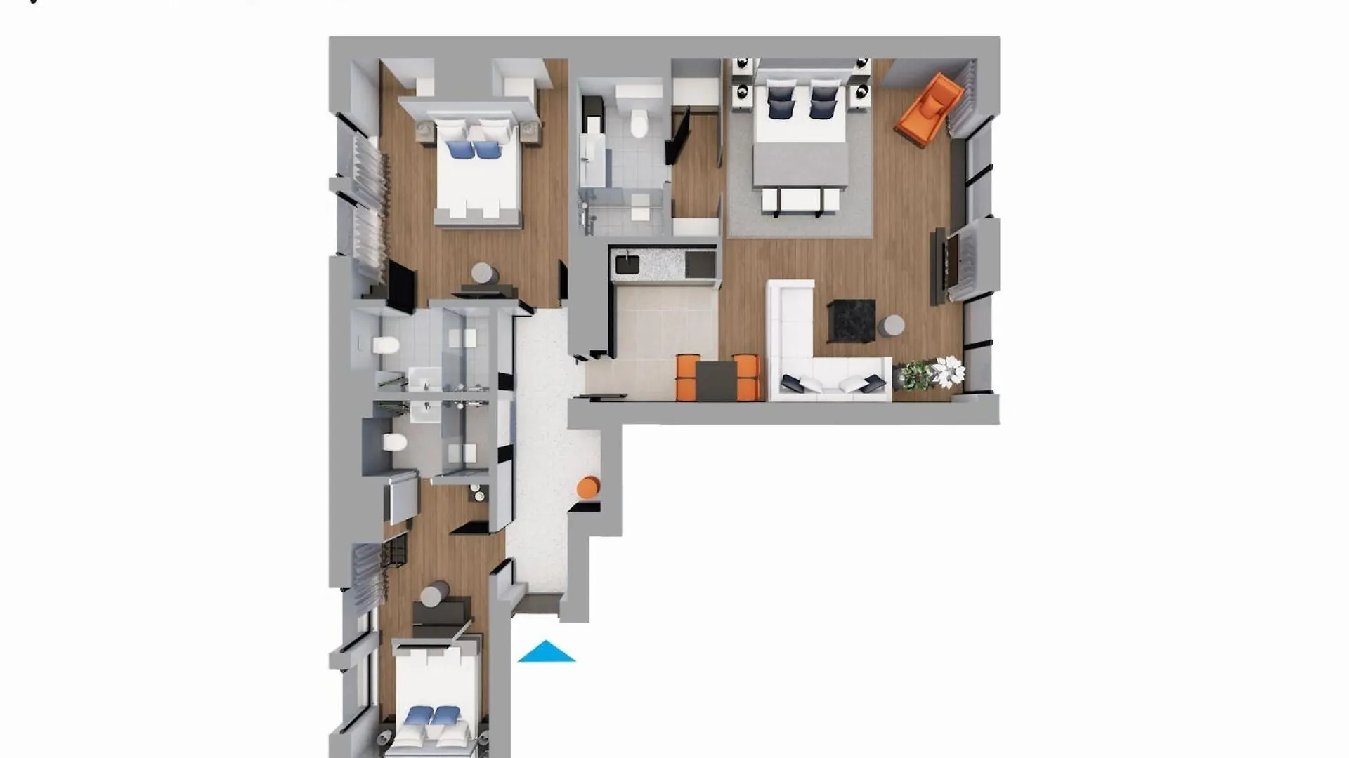 Rent Like Home - Deo Plaza Wyspa Spichrzow Gdańsk 0*,