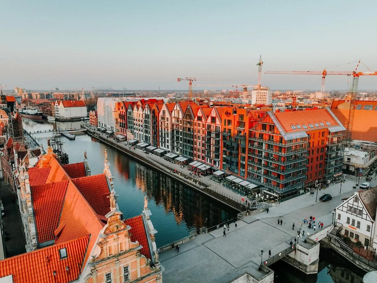 Lägenhet Rent Like Home - Deo Plaza Wyspa Spichrzow Gdańsk Polen